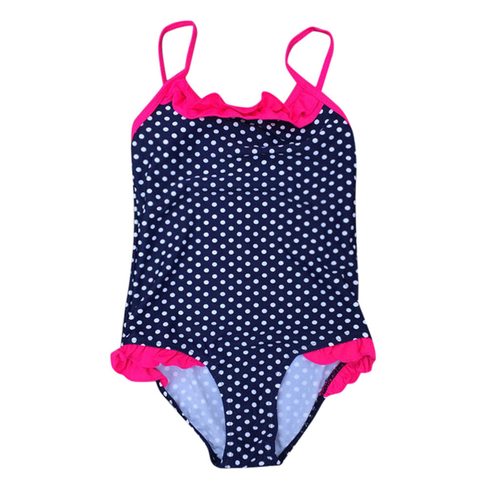 Summer Beach Children's Girls Ruffled Polka Dot