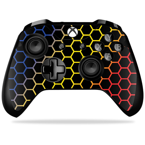 MightySkins MIXBONXCO-Primary Honeycomb 14 in. Skin Decal Wrap for HP 