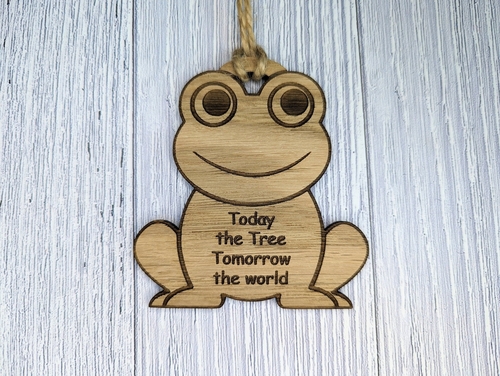 Wooden Frog Bauble | Today The Tree, Tomorrow The World | Can Be