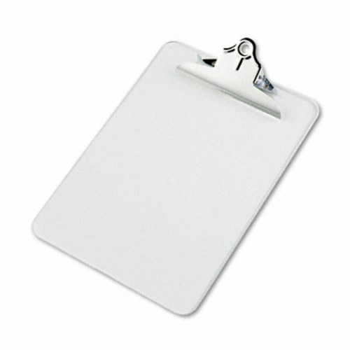 Main Plastic Clipboard  1 in.Capacity  Holds 8 1/2 x 11  Clear image