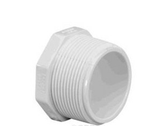 Lasco Fittings PV450010 1 in. Male Pipe Thread Plug 40 Schedule