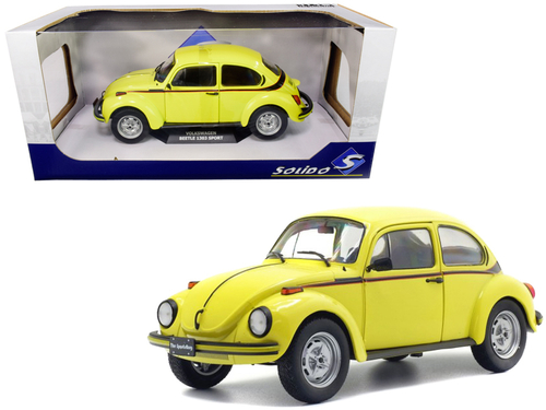 Volkswagen Beetle 1303 Sport Brilliant Gelb Yellow 1/18 Diecast Model