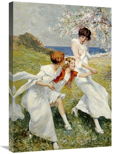 Global Gallery GCS-266759-30-142 30 in. A Spring Day by the Seashore A