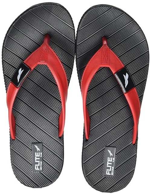 Women's Fl0366l Slippers Black Red Size 5UK