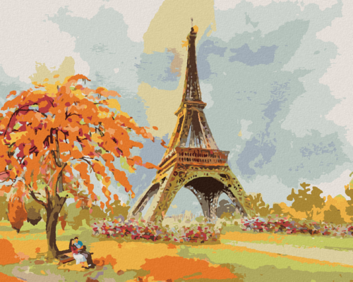 Paint by Numbers - EIFFEL TOWER IN AUTUMN