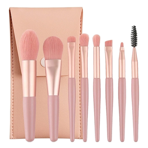 Brushes with Bag, 8PCS Professional Makeup Brush Set, Travel Size