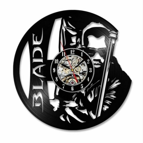 BLADE MOVIE THEME HANDMADE VINYL RECORD WALL CLOCK FAN GIFT