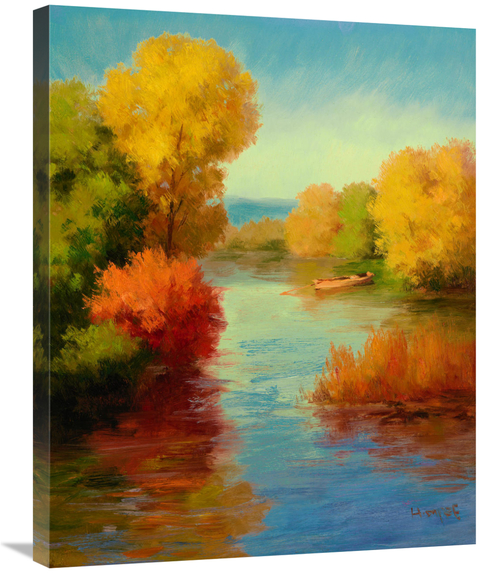 Global Gallery GCS-132580-30-142 30 in. French Canal I Art Print - Dup