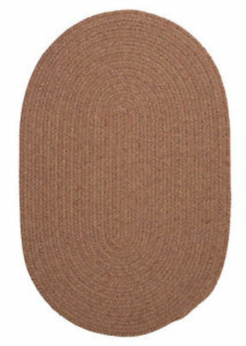 Colonial Mills Rug WL45R024X120 Bristol - Mocha 2 ft. x 10 ft. Braided