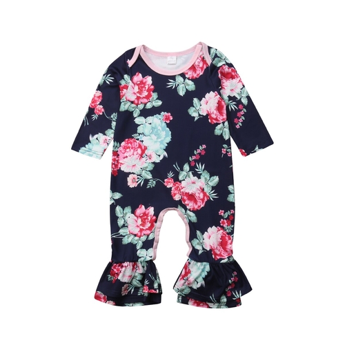 Toddler Newborn Baby Girl Flower Ruffle