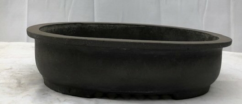 Brown Mica Bonsai Pot - Oval16.0" x 13.0" x 4.25"OD14.0" x 11.0" x