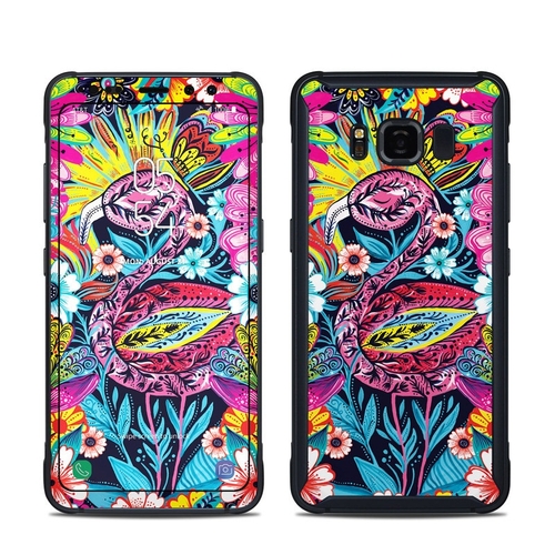 DecalGirl SGS8A-FLASHYFLAMINGO Samsung Galaxy S8 Active Skin - Flashy 