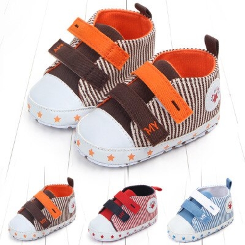 Newborn Baby Boys Girls Casual Canvas Prewalker