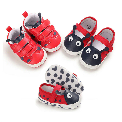 0 18M Baby Cartoon Shoes Cute Newborn Kid PU