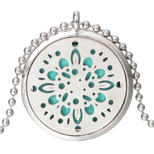 1Pcs Aroma Diffuser Necklace Magnetic Open Lockets