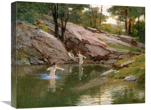 Global Gallery GCS-268397-22-142 22 in. The Swimming Hole Art Print - 