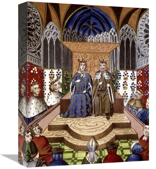 Global Gallery GCS-277608-16-142 16 in. King of France & Emperor of Ge