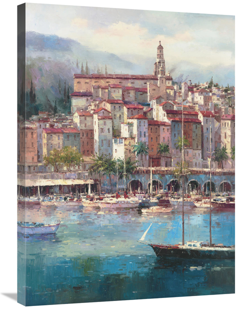 Global Gallery GCS-115317-2432-142 24 x 32 in. Mediterranean Harbor I 