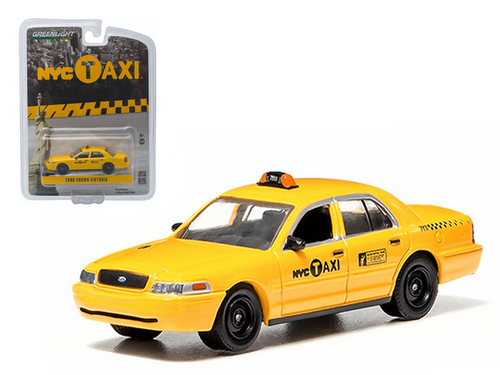 Ford Crown Victoria Yellow \NYC Taxi\" (New York City) 1/64 Diecast