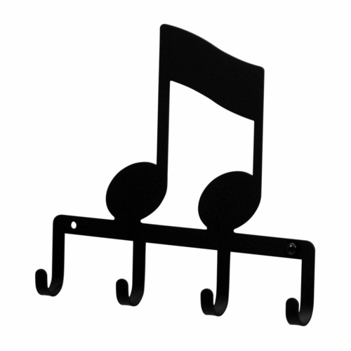 Wrought Iron Musical Note Key Holder Key Hooks