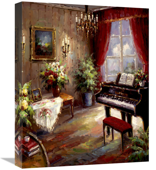 Global Gallery GCS-132564-1620-142 16 x 20 in. Music Parlor Art Print 