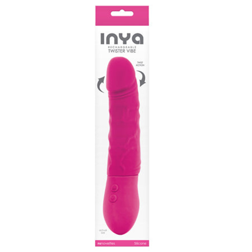 INYA Twister Rechargeable Rotating Vibrator Pink