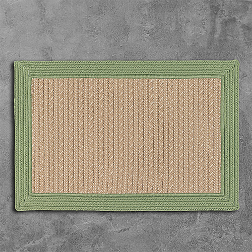 Colonial Mills Rug BY63R048X072S 4 x 6 ft. Bayswater Braided Rug  Moss