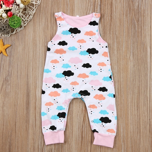 Infant Baby Kids Boy Girl Heart Print Sleeveless