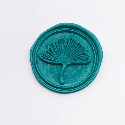 Ginkgo Metal Stamp / Wedding Wax Seal Stamp