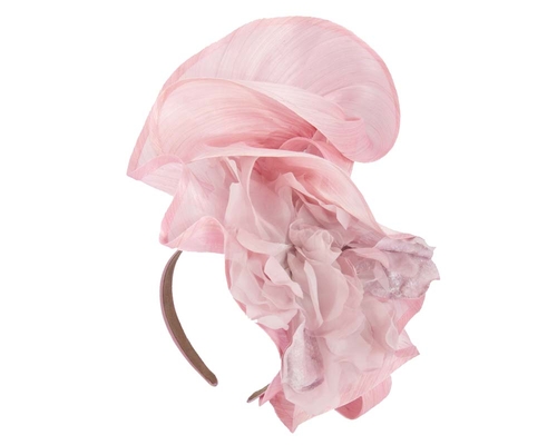 Bespoke large pink fascinator