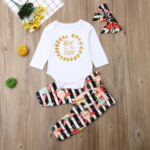 Pudcoco Autumn Newborn kids Baby Girl Clothes Long