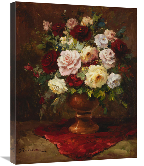 Global Gallery GCS-132558-2228-142 22 x 28 in. Classical Flower Arrang