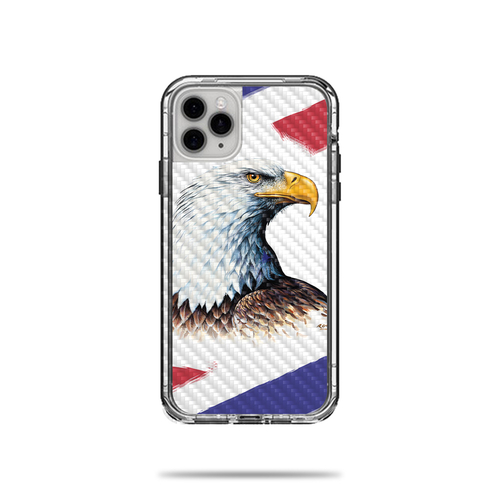 MightySkins CF-LIFNIPH11PRM-Eagle Head Carbon Fiber Skin for Lifeproof