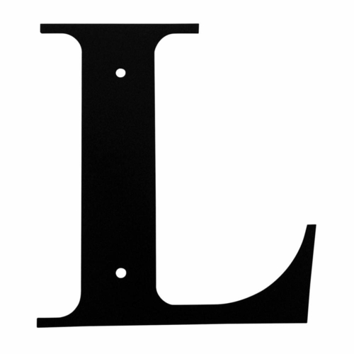 Wrought Iron House Letter L Small