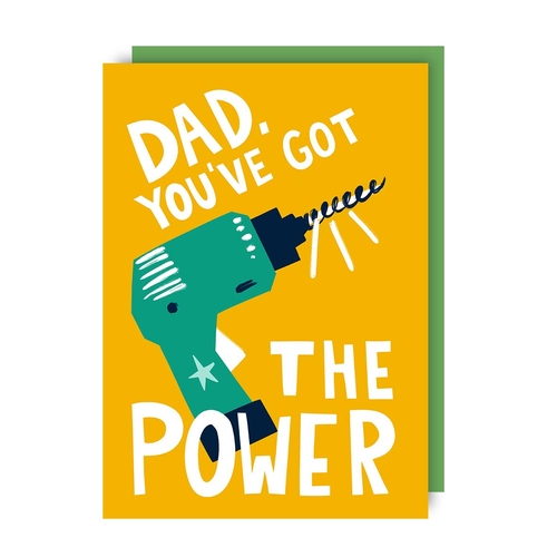 Power Tools Father's Day Card (Pack of 6)