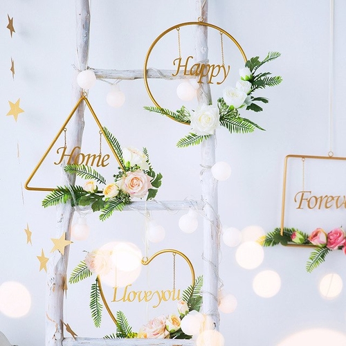 Artificial Flowers Wall Hanging Decoration