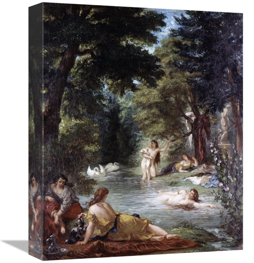 Global Gallery GCS-277380-16-142 16 in. Turkish Women Bathing Art Prin