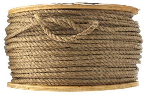 Wellington J3224S0600S Twisted Poly Rope Spool  Tan - 0.37 in. x 600 f