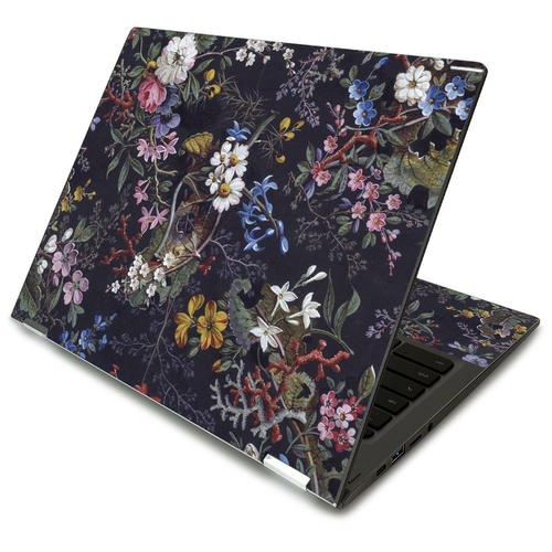 MightySkins ACCSP1319-Midnight Blossom Skin for Acer Chromebook Spin 1
