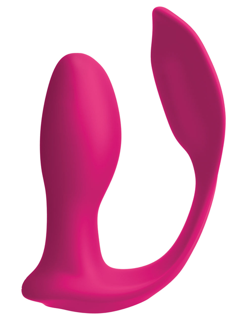 Threesome Double Ecstacy Silicone Vibrator - Pink