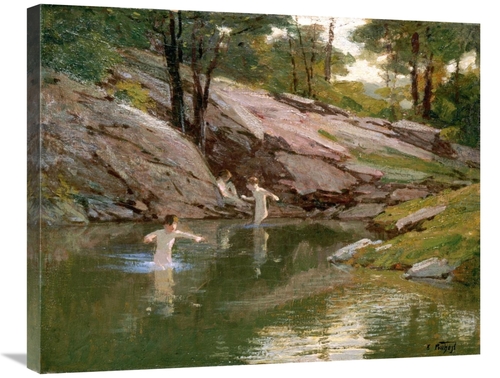 Global Gallery GCS-268397-30-142 30 in. The Swimming Hole Art Print - 