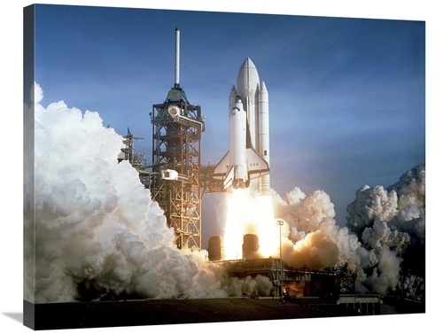 Global Gallery GCS-393587-2432-142 24 x 32 in. Launch of the First Fli