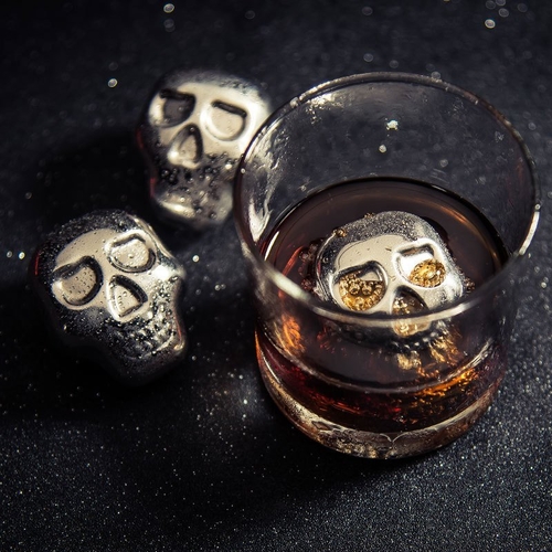 Skull Whiskey Ice Cube