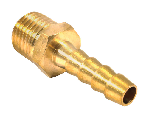 Forney Industries 1892702 Brass Air Hose, End 0.25 in. Male NPT x 