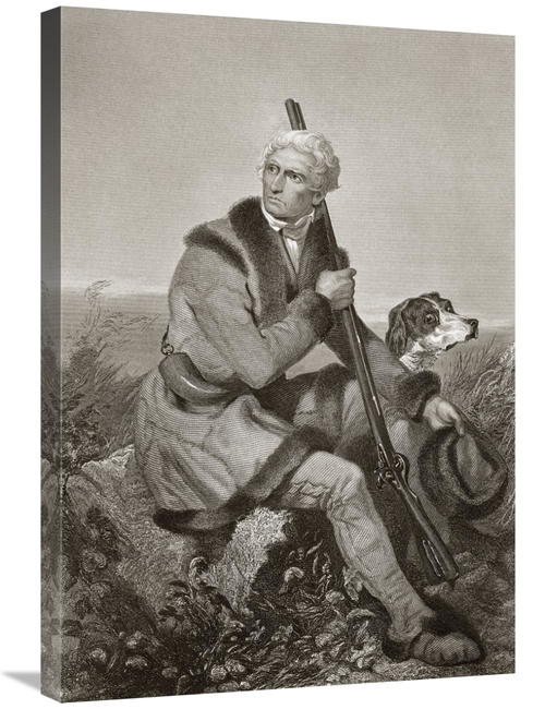 Global Gallery GCS-281858-30-142 30 in. Daniel Boone, American Fro