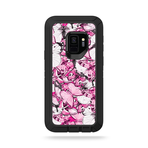 MightySkins OTDSGS9-Butterflies Skin for Otterbox Defender Galaxy S9 -