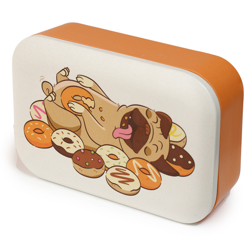 Bamboo Composite Mopps Pug Lunch Box