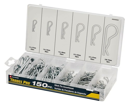 Trades Pro 150 pc Hitch Pin Assortment - 835808