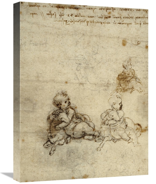 Global Gallery GCS-454787-1824-142 18 x 24 in. Studies for the Christ 