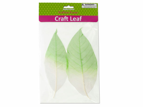 Kole Imports AC002-60 Dyed Natural Craft Leaves - Pack of 60